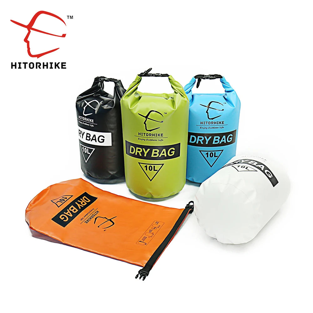 HITORHIKE 10L Dry Bag Waterproof for Camping & Kayaking