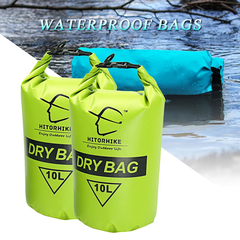HITORHIKE 10L Dry Bag Waterproof for Camping & Kayaking