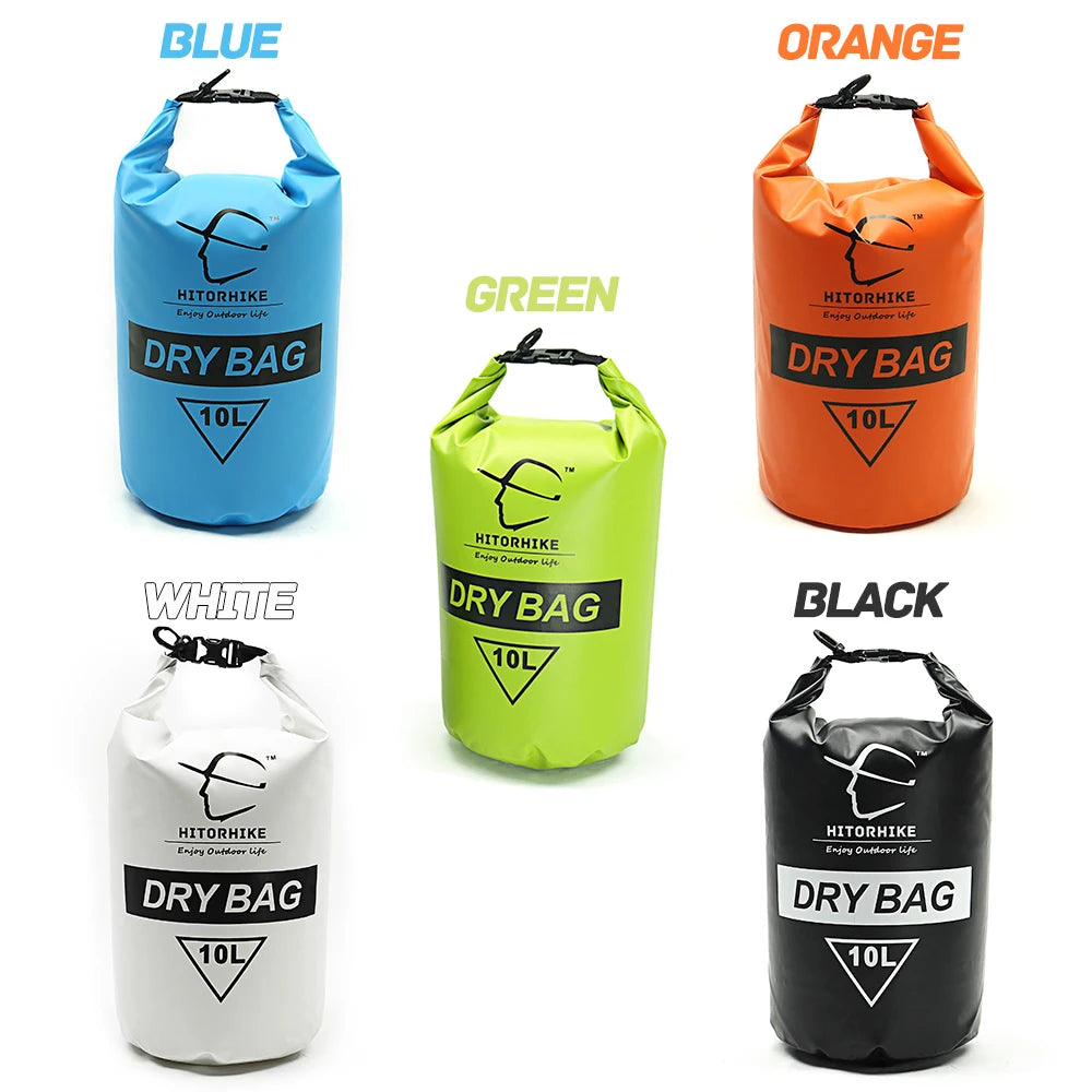 HITORHIKE 10L Dry Bag Waterproof for Camping & Kayaking