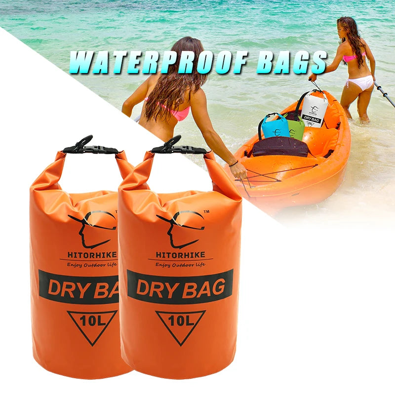 HITORHIKE 10L Dry Bag Waterproof for Camping & Kayaking