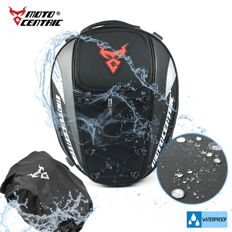37L waterproof motorcycle rear seat bag, durable