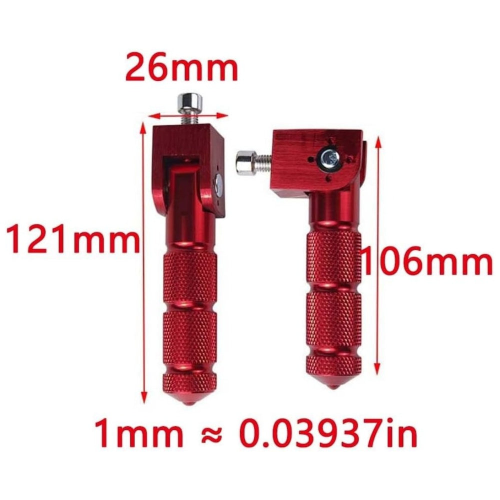 CNC Aluminum Alloy Folding Pedals Motorcycle Scooter
