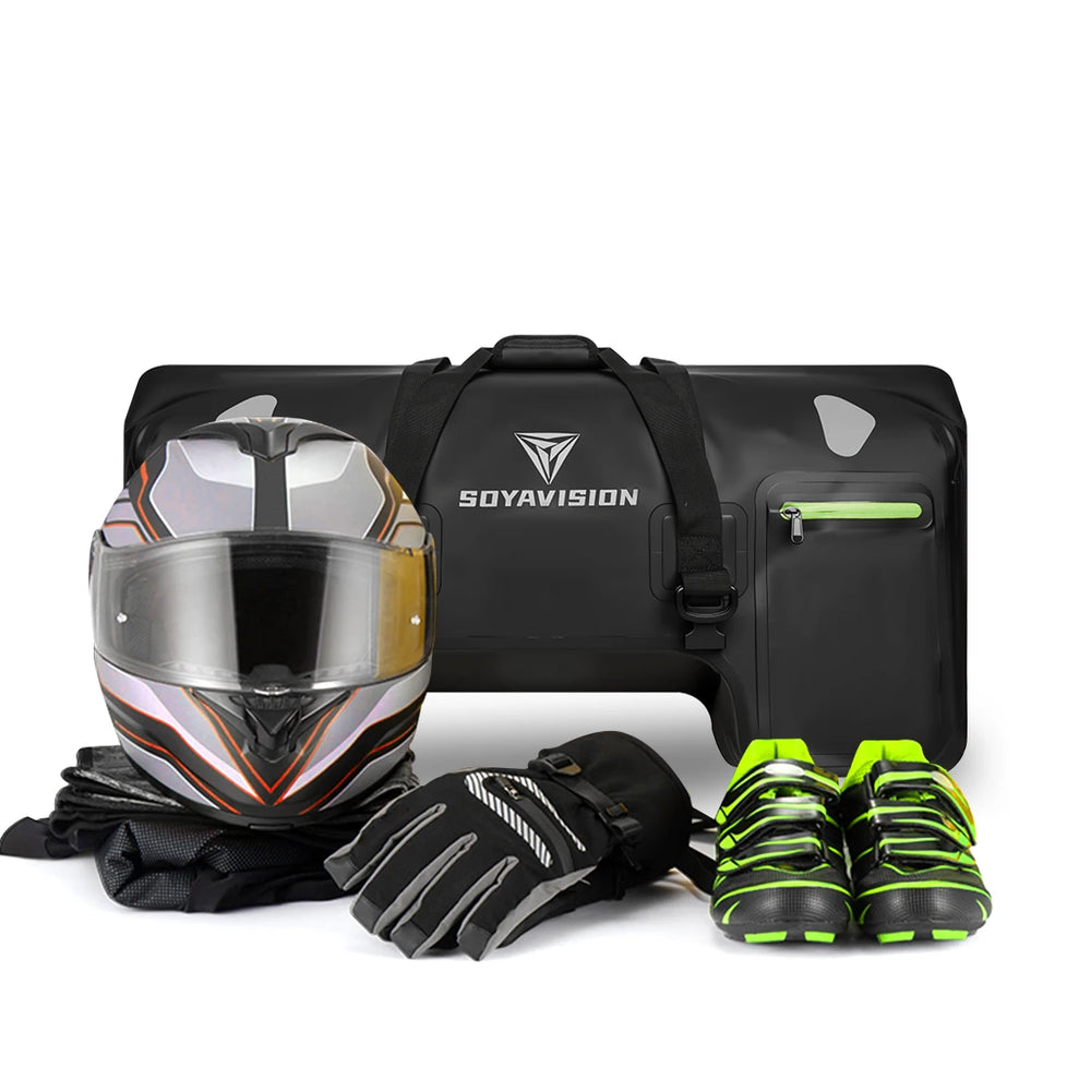 Waterproof motorcycle seat bag, travel luggage