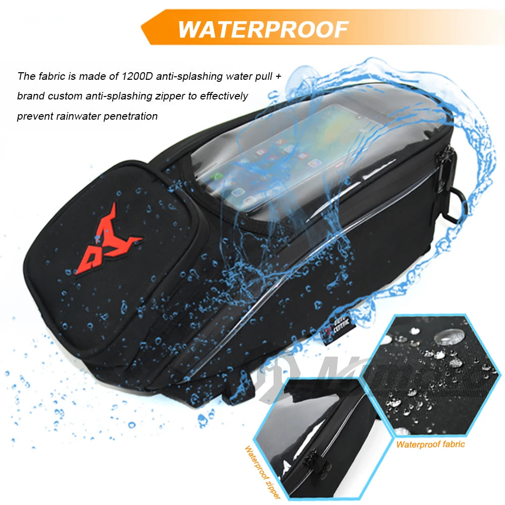 Universal Motorcycle Magnetic Navigation Tank Bag