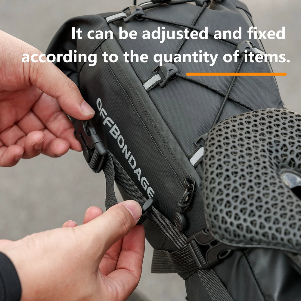 OFFBONDAGE 15L Foldable Rear Bike Saddle Bag