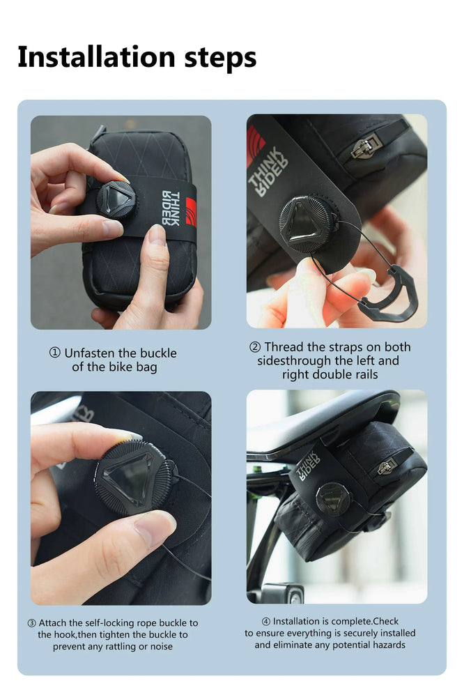 ThinkRider Mini Saddle Bag for MTB & Road Bike