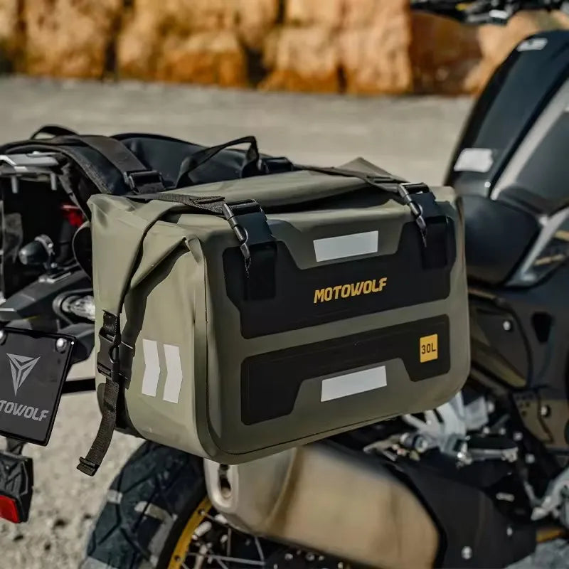MOTOWOLF waterproof side bags for motorcycle riding