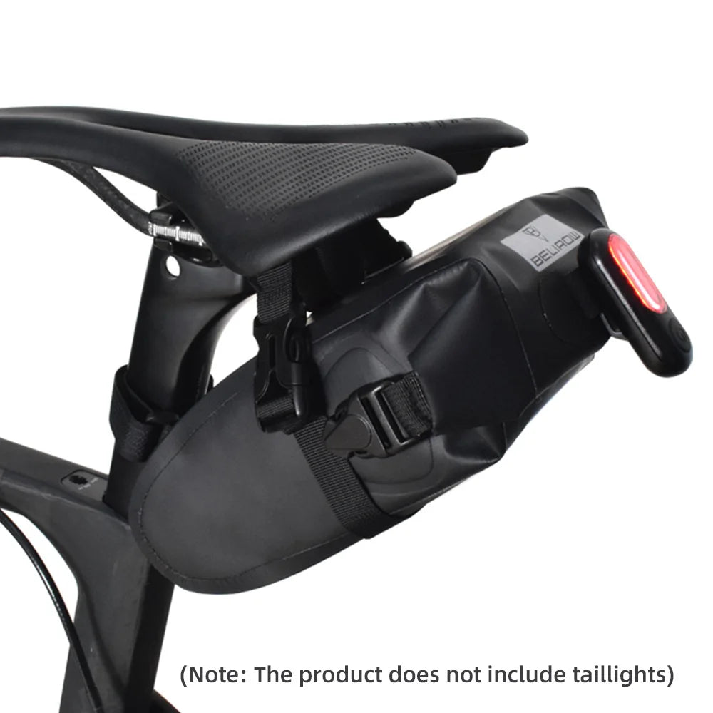 Waterproof bike saddle bag for MTB & road cycling