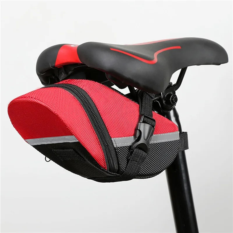 Waterproof Nylon Bike Saddle Bag Rear Tool Pouch