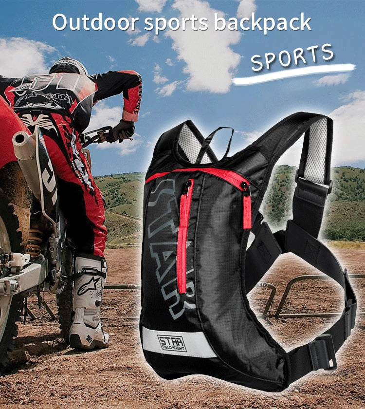 Star Field Knight Hydration Backpack Outdoor Sports