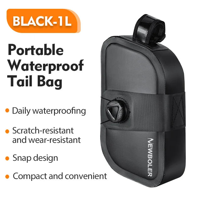 NEWBOLER Mini Bike Saddle Bag 1L Lightweight
