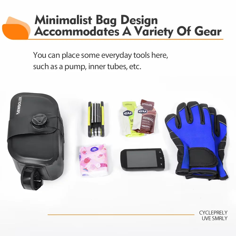 NEWBOLER Mini Bike Saddle Bag 1L Lightweight