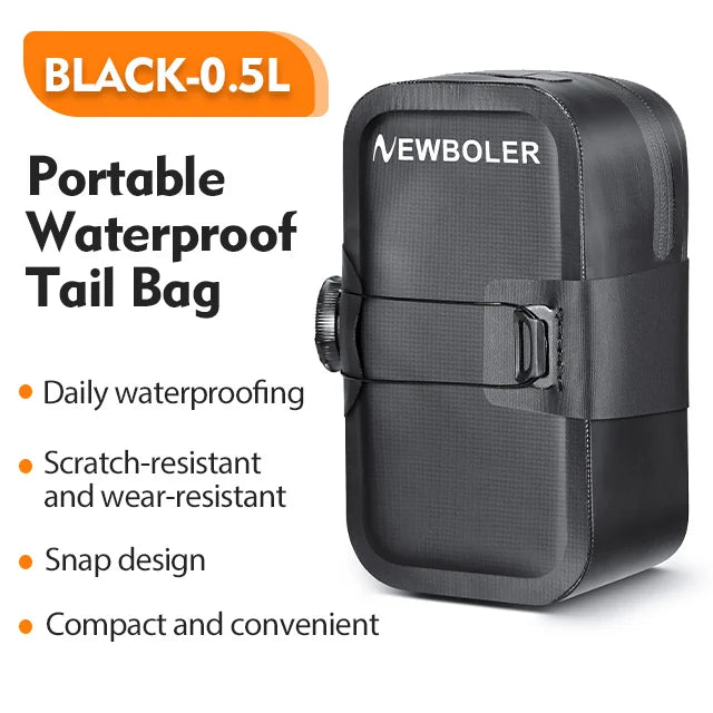 NEWBOLER Mini Bike Saddle Bag 1L Lightweight
