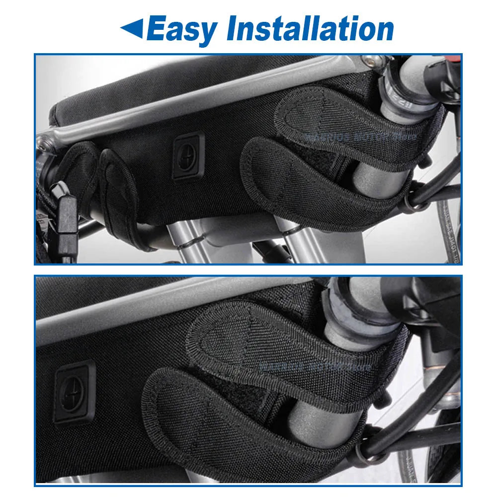 Motorcycle handlebar bag, waterproof & dustproof