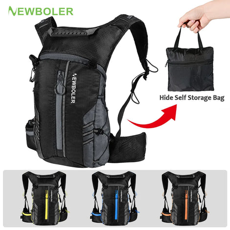 NEWBOLER Water-Repellent Cycling Hydration Backpack