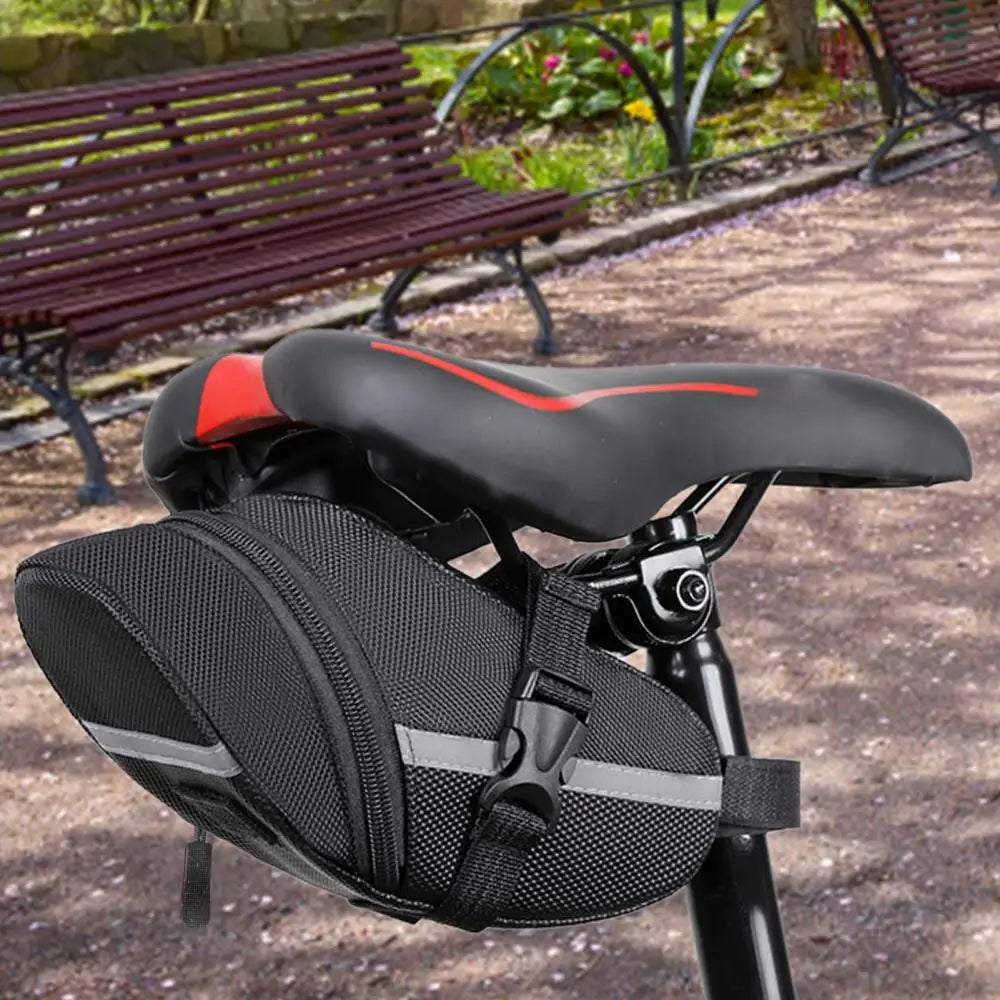 DOMEN Bike Saddle Bag Waterproof Reflective Tail Bag