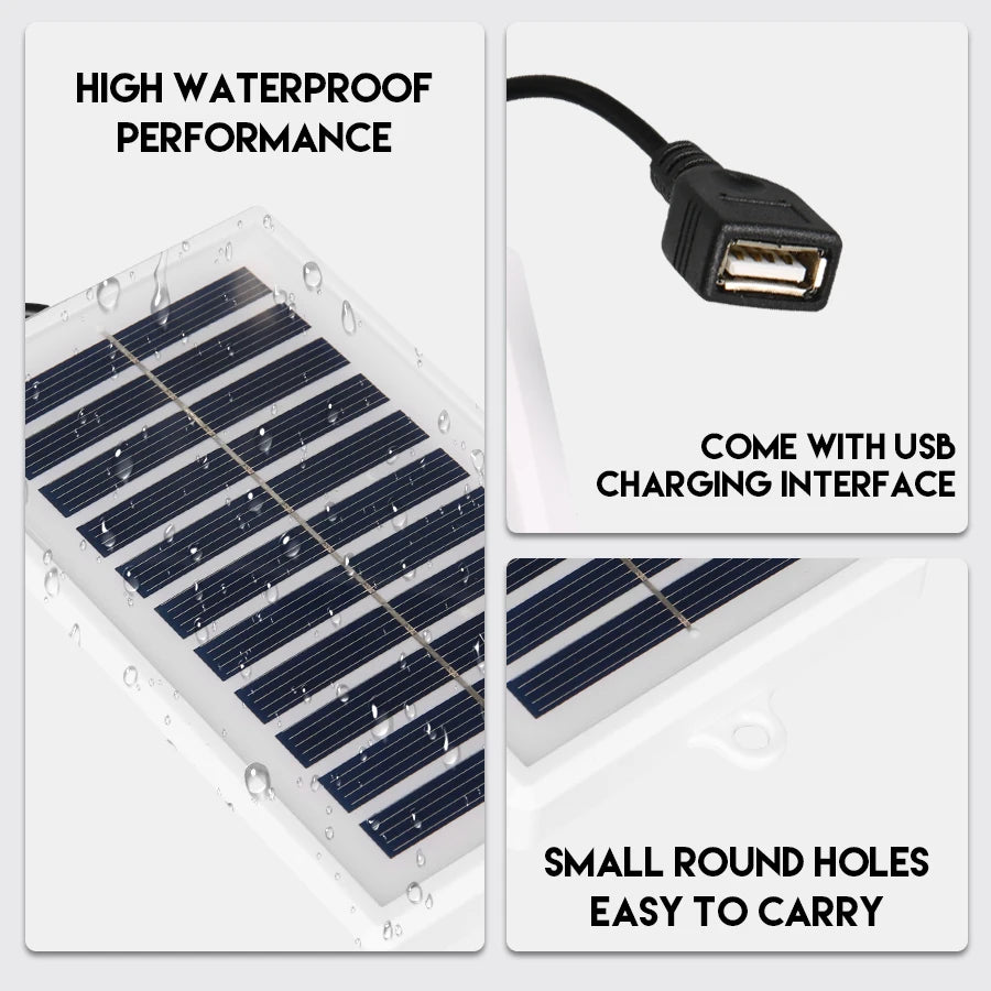 Portable Solar Charger USB for Travel & Camping