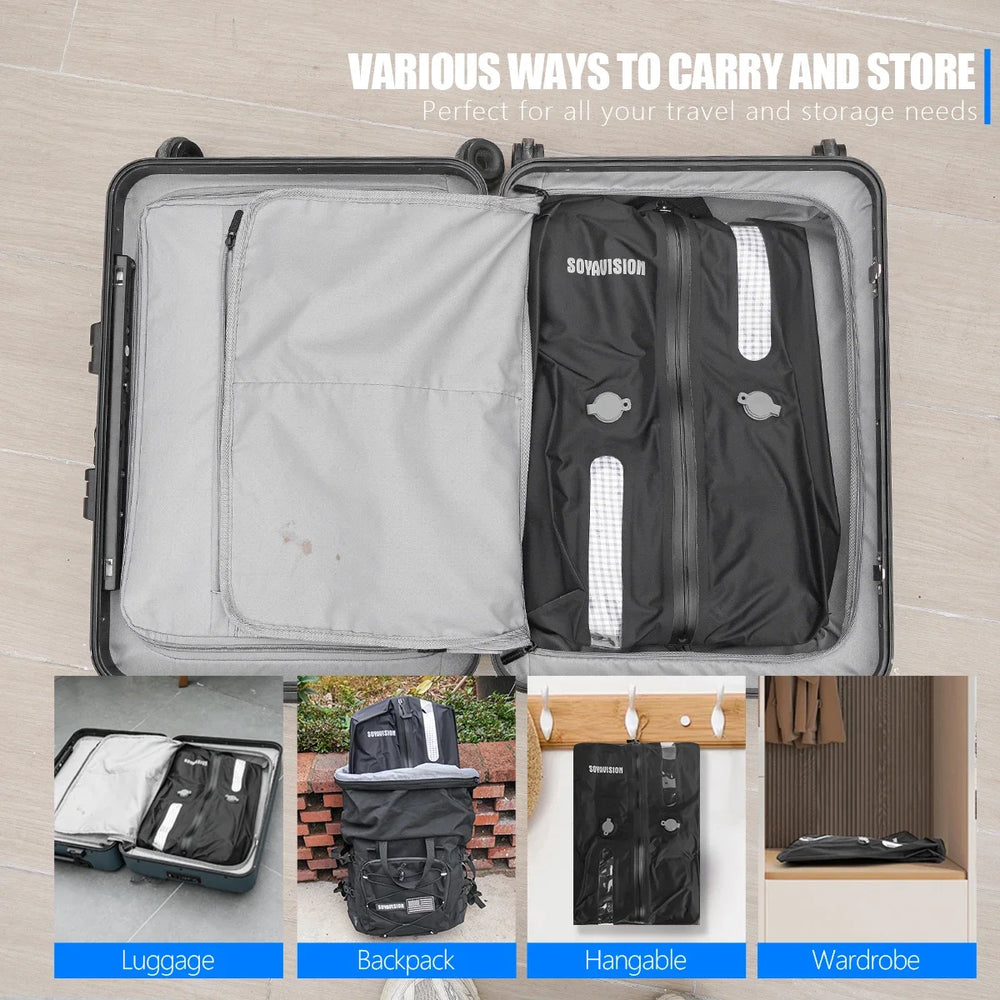 Waterproof motorcycle seat bag, travel luggage