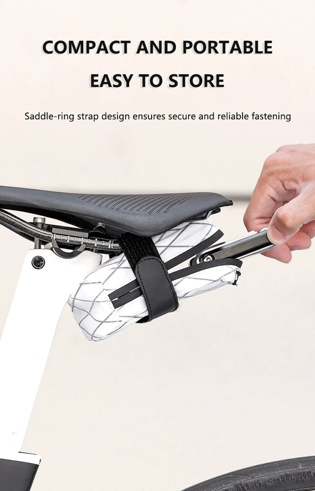Waterproof Bicycle Saddle Bag Reflective Rear Storage