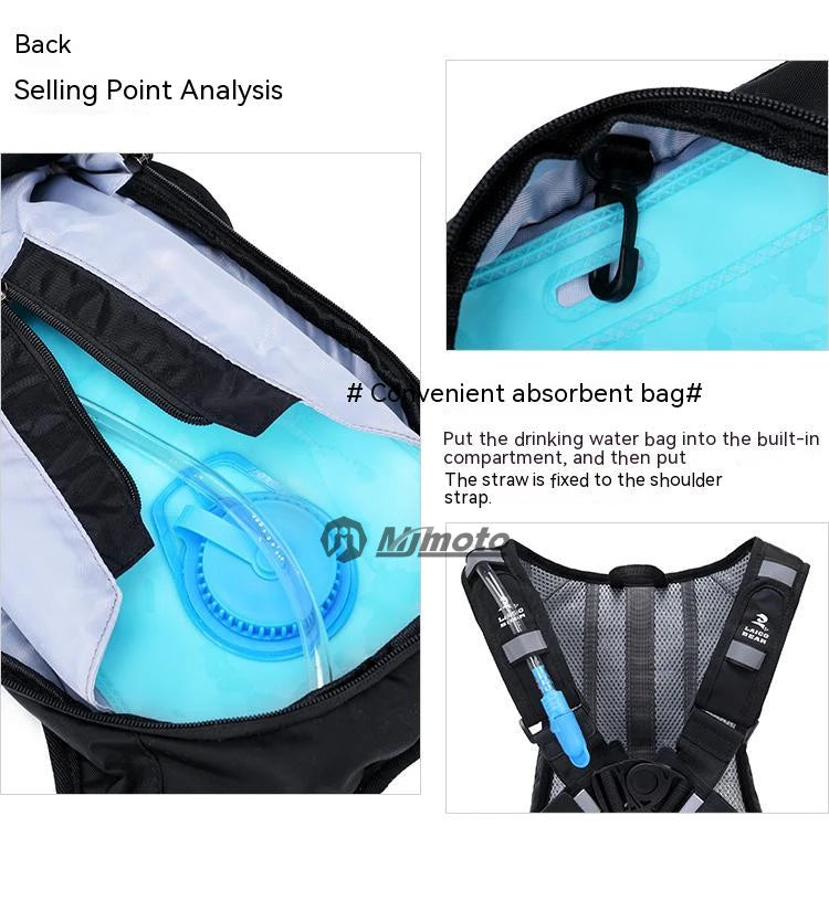 LAICO BEAR Motorcycle Hydration Backpack Reflective