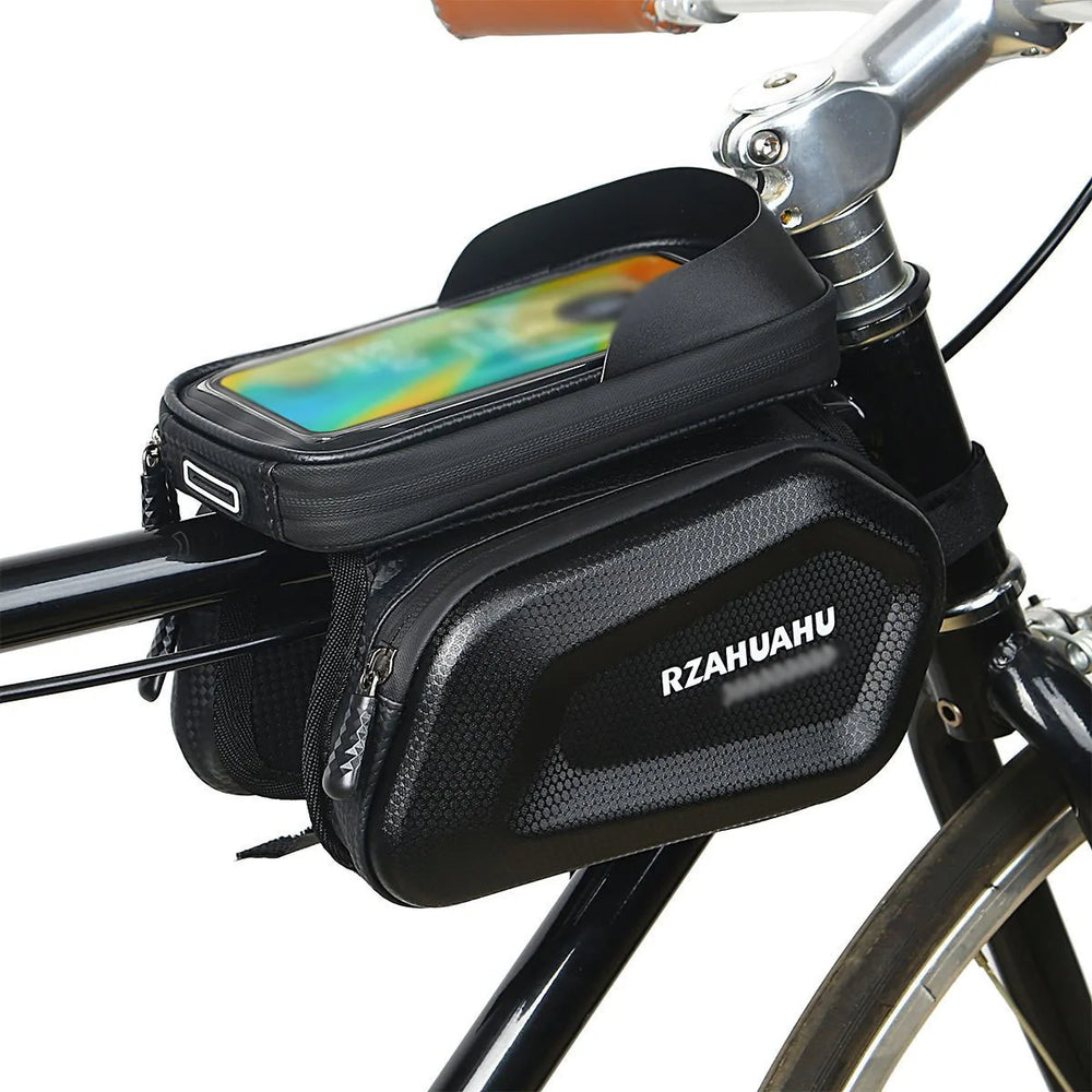 Waterproof Bike Frame Bag Front Tube Phone Pouch