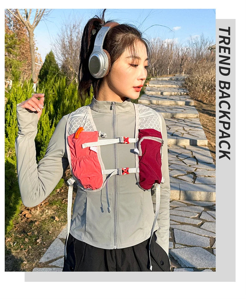 Reflective Running Hydration Vest Cycling Backpack