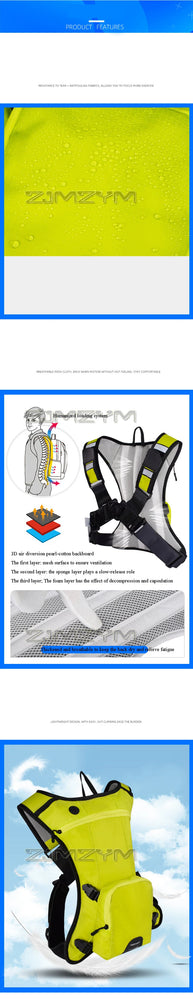 Reflective Motocross Hydration Backpack for Outdoor Sports