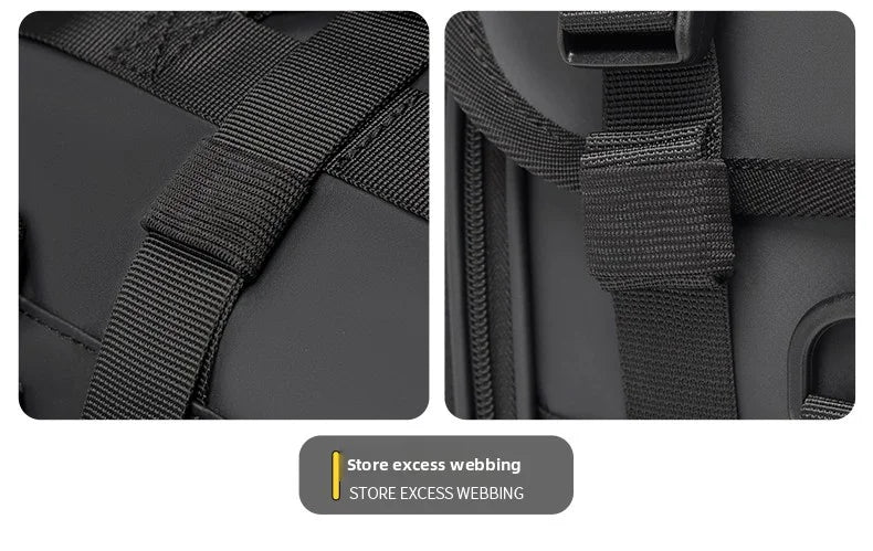 Motorcycle tail bag 19–80L, waterproof & expandable