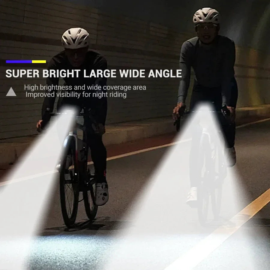 Waterproof USB Bike Headlight with Power Display