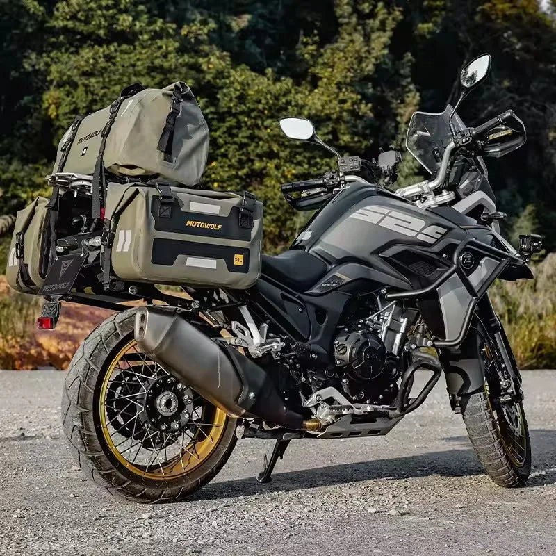 MOTOWOLF waterproof side bags for motorcycle riding
