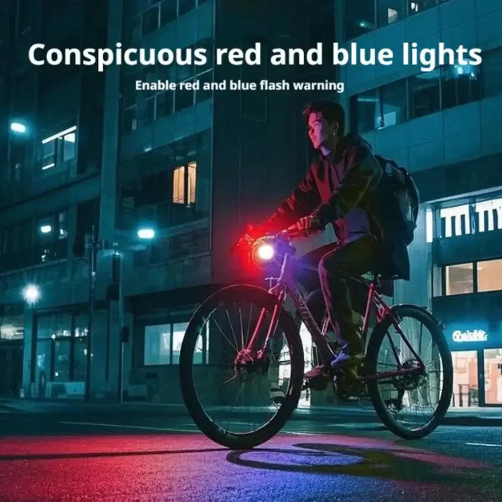 Waterproof USB Bike Headlight with Power Display