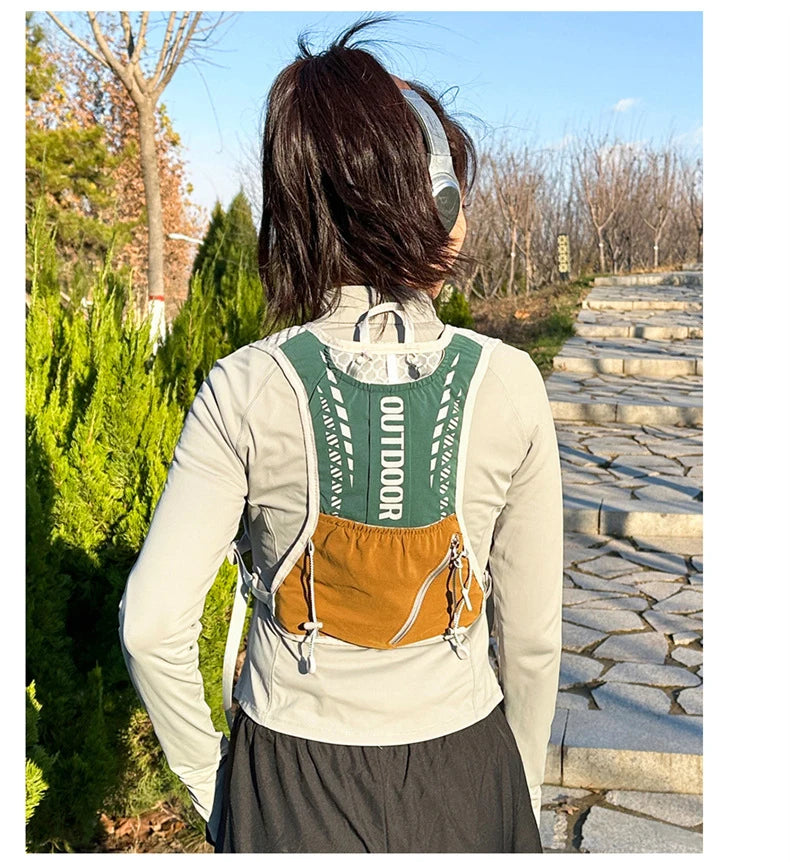 Reflective Running Hydration Vest Cycling Backpack