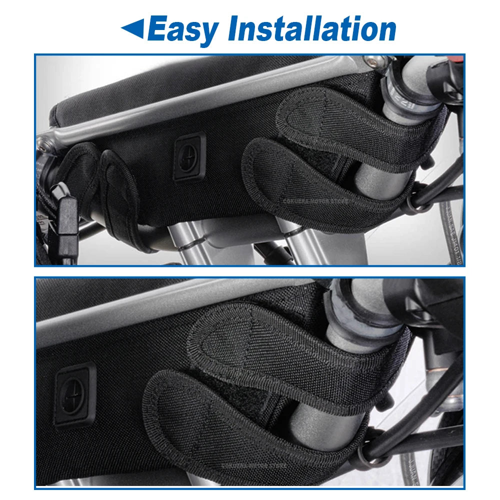 Motorcycle handlebar bag, waterproof & dustproof