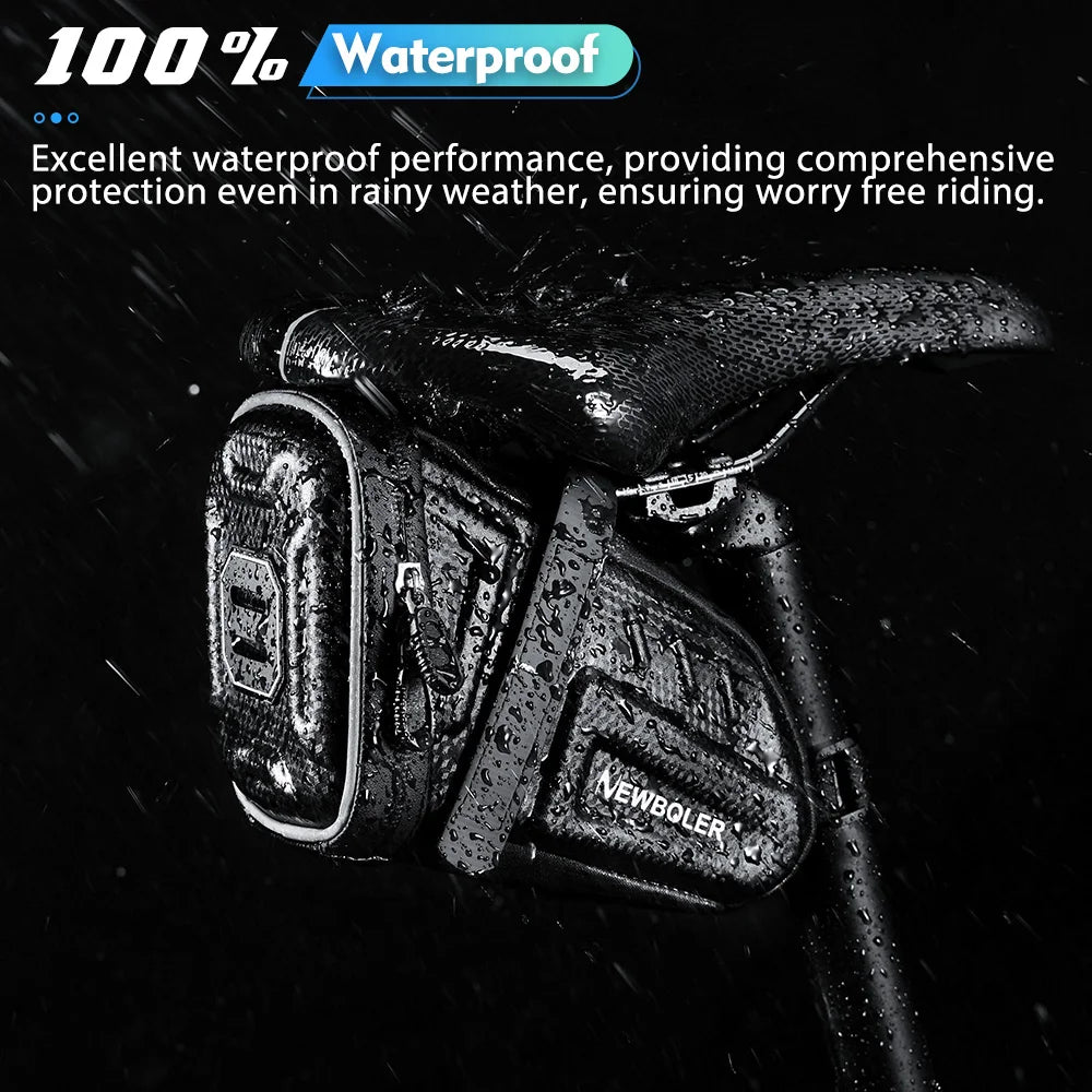 Bicycle Saddle Bag Waterproof MTB Rear Storage Pouch