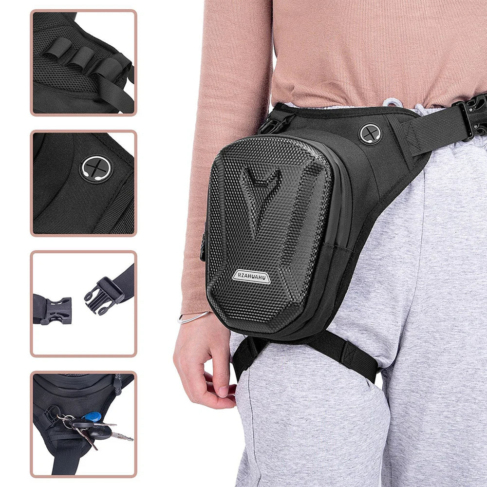 Waterproof Motorcycle Drop Leg Bag Phone Waist Pack