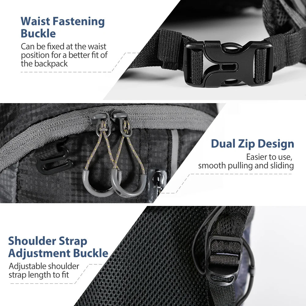 NEWBOLER Water-Repellent Cycling Hydration Backpack