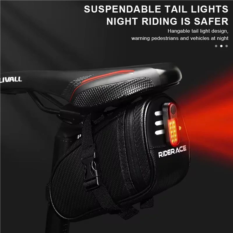 Bicycle Seat Tail Bag Waterproof Reflective Storage