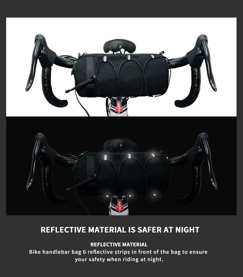 Waterproof Bike Handlebar Bag Front Storage