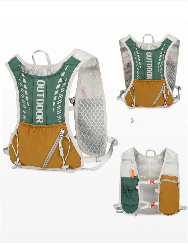 Reflective Running Hydration Vest Cycling Backpack