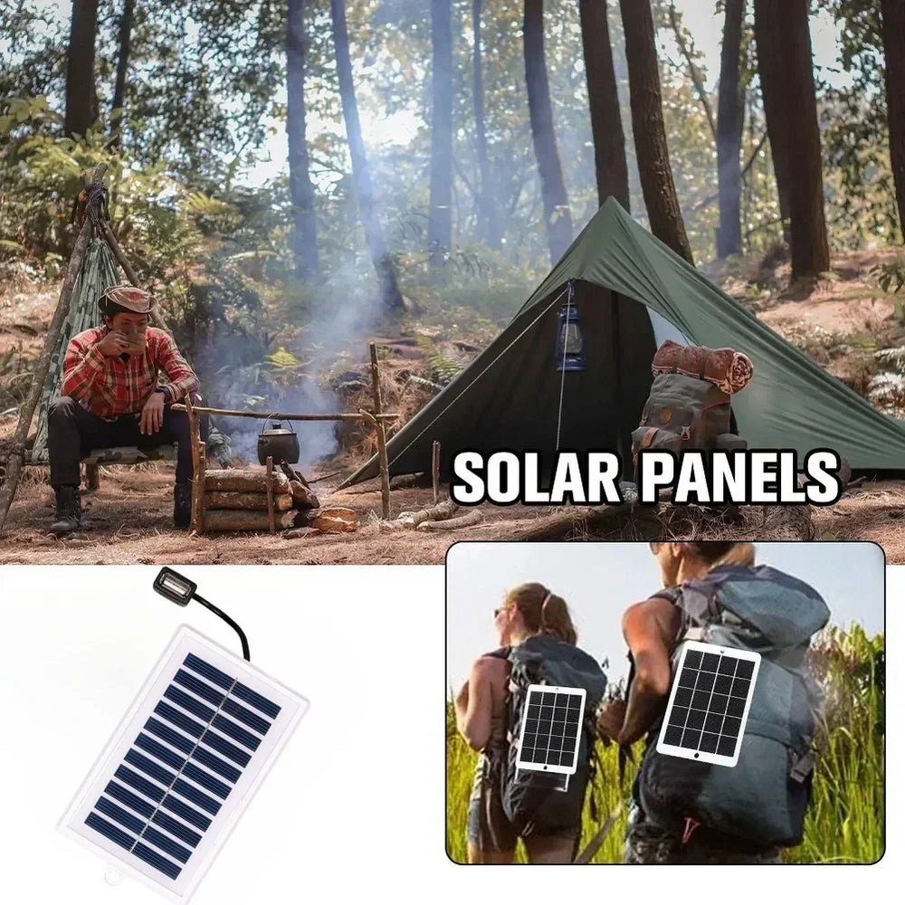 Portable Solar Charger USB for Travel & Camping