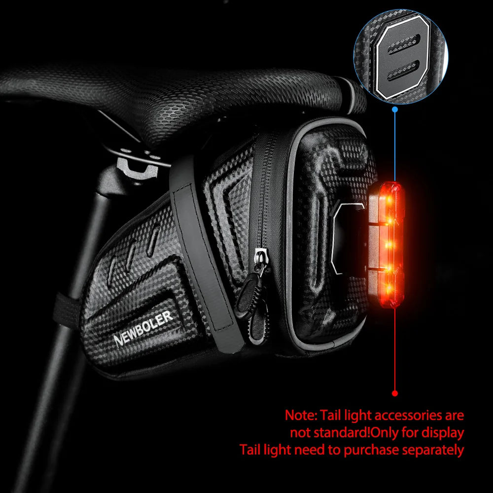 Bicycle Saddle Bag Waterproof MTB Rear Storage Pouch