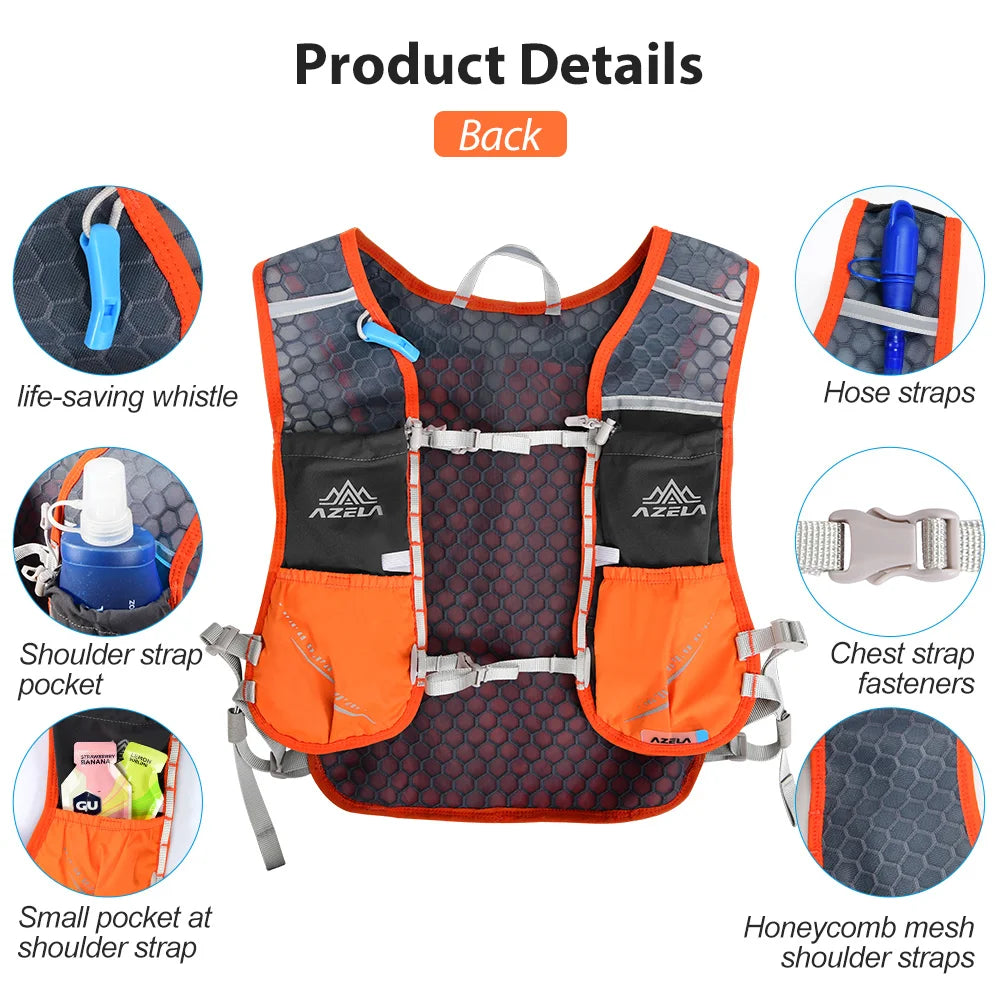 NEWBOLER 5L Hydration Vest for Running & Cycling