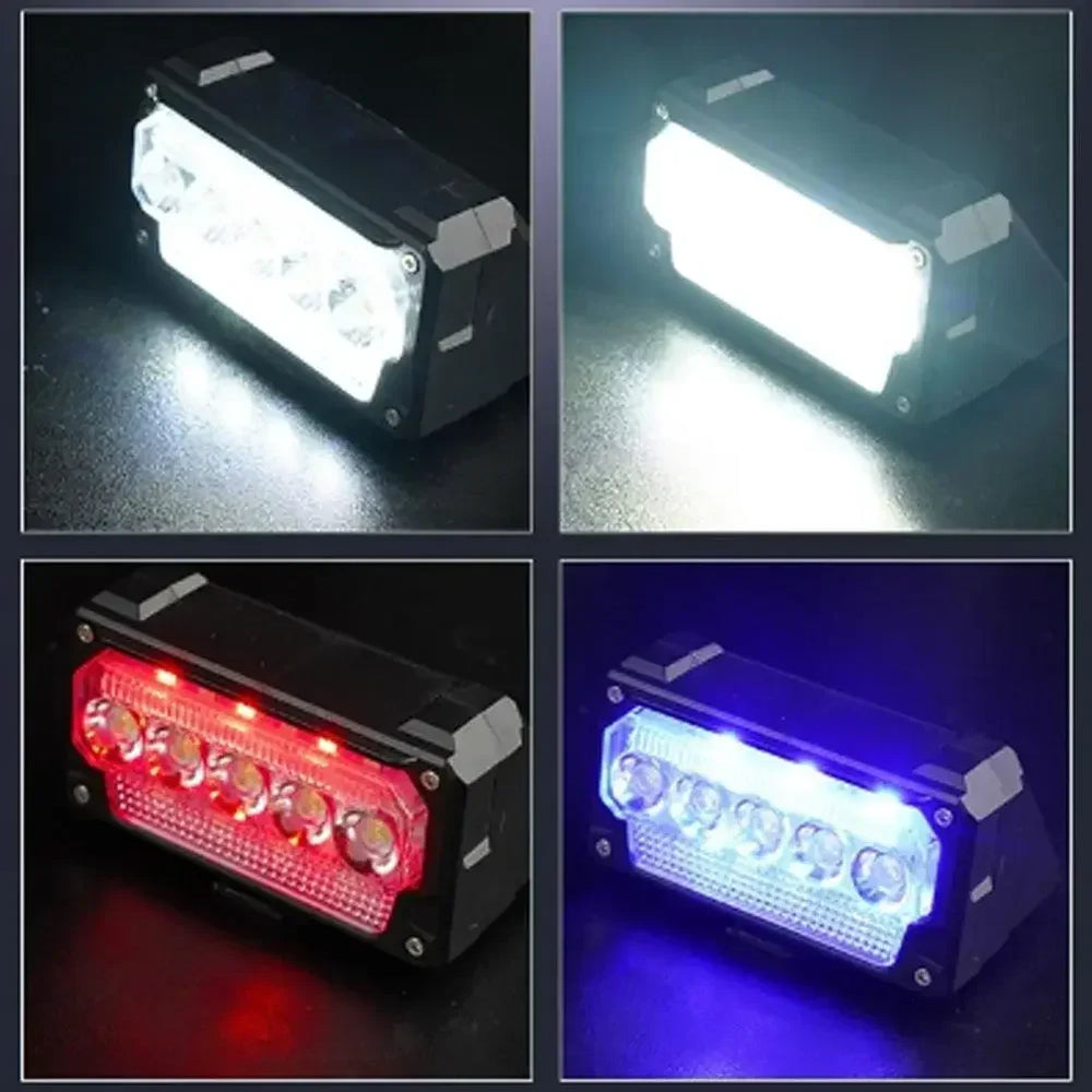 Waterproof USB Bike Headlight with Power Display