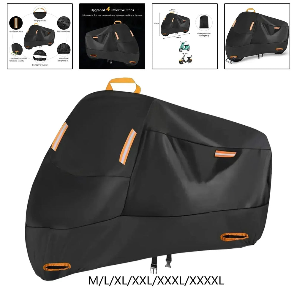 Waterproof Motorcycle Cover UV Protection Polyester