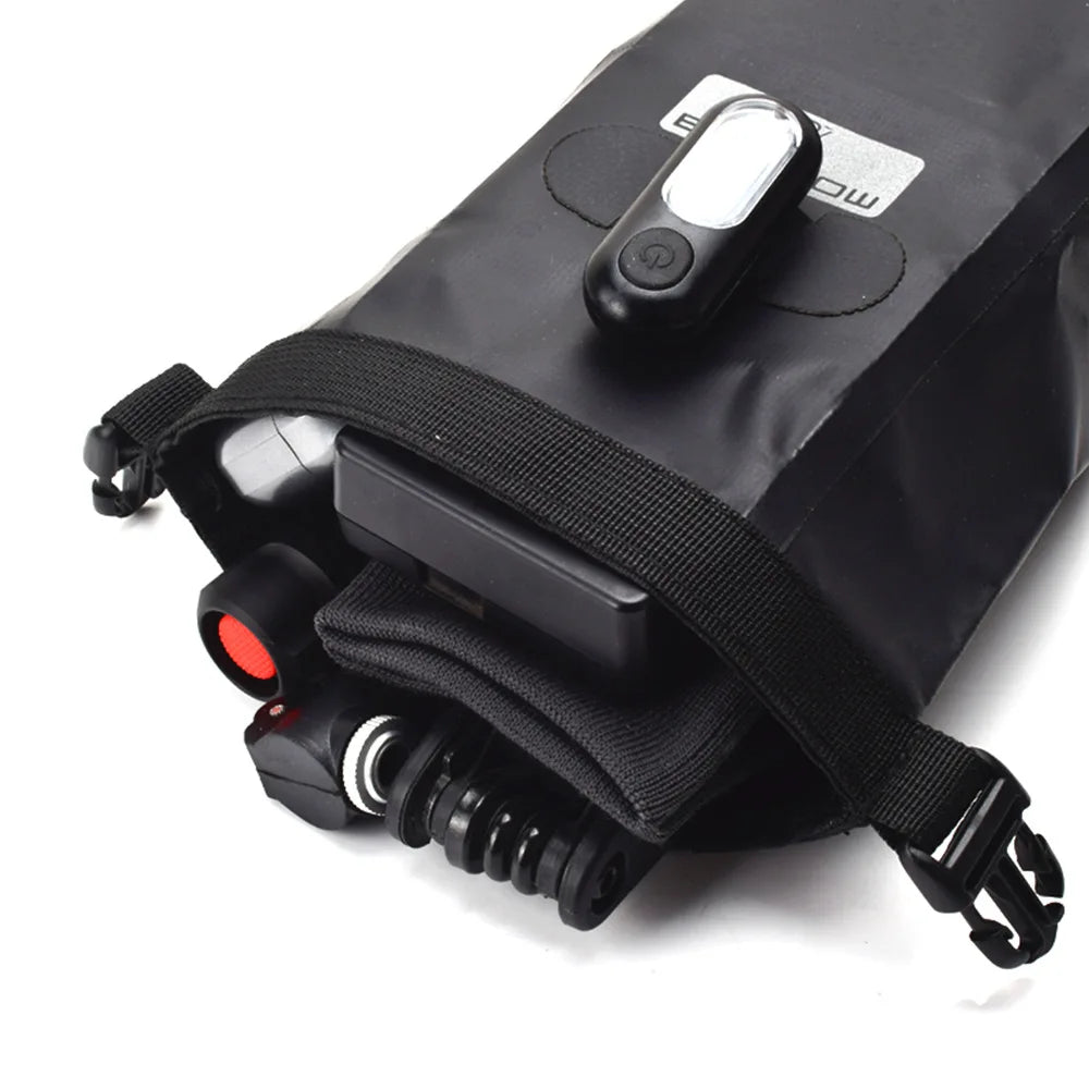 Waterproof bike saddle bag for MTB & road cycling
