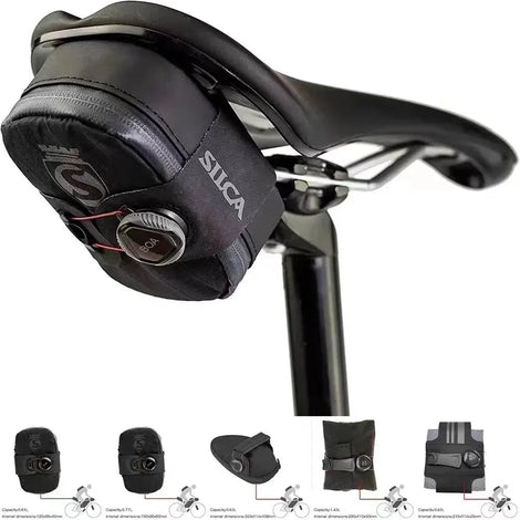 Waterproof Bike Saddle Bag YKK Zipper MTB Road