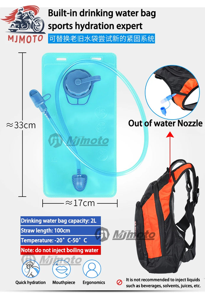 LAICO BEAR Motorcycle Hydration Backpack Reflective