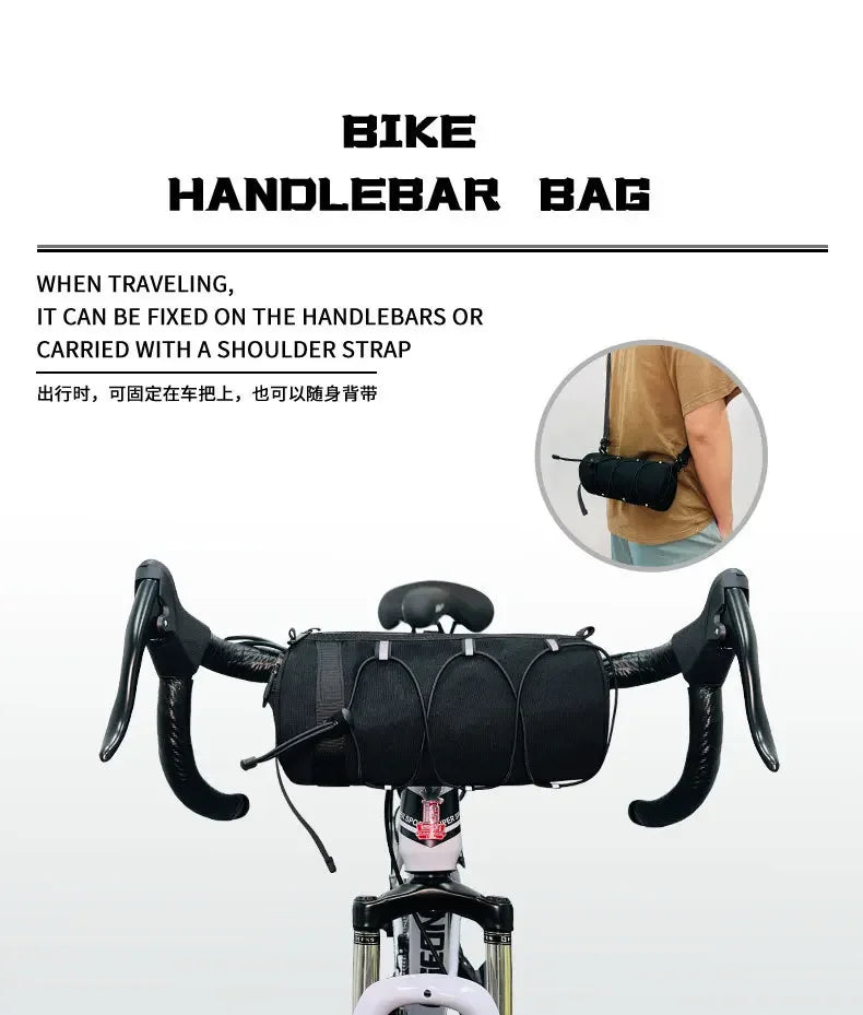 Waterproof Bike Handlebar Bag Front Storage