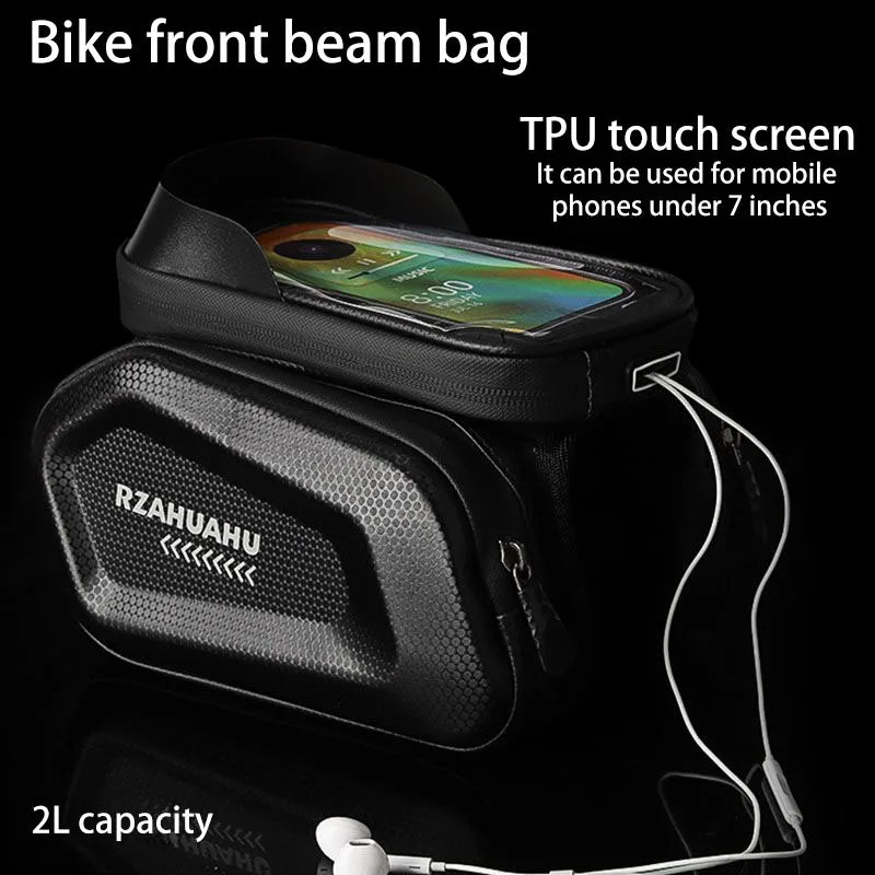 Waterproof Bike Frame Bag Front Tube Phone Pouch