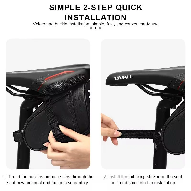 Bicycle Seat Tail Bag Waterproof Reflective Storage